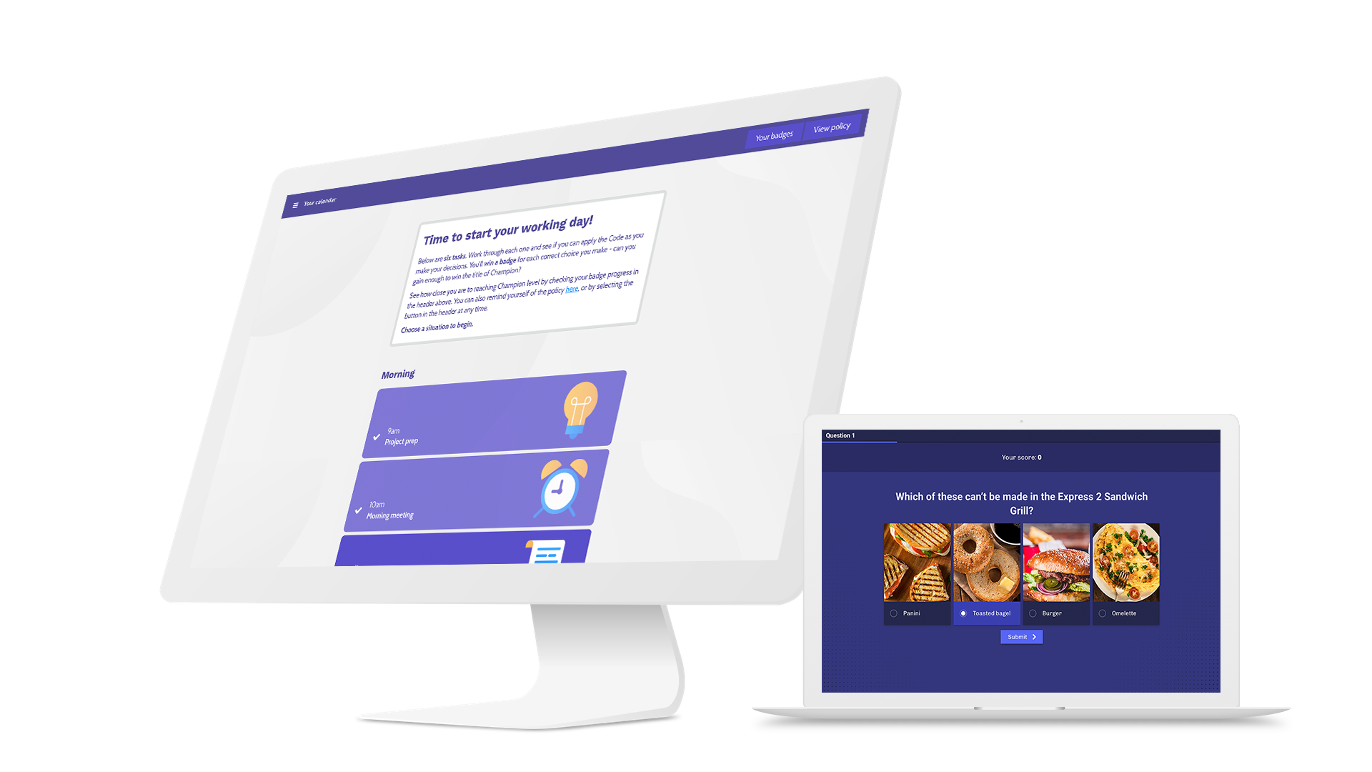 Elucidat | Laptop-Dekstop | UP learning